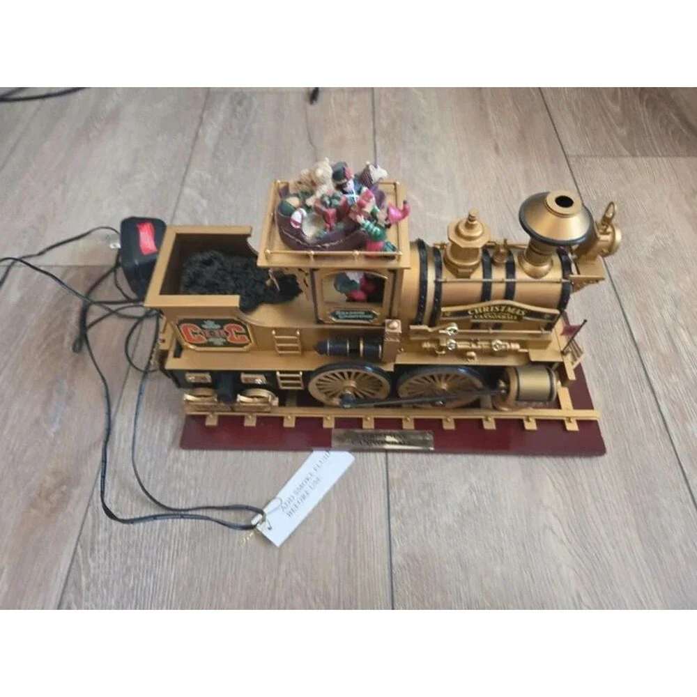 Vintage Mr.Christmas Gold Label Cannonball Train Plays 16 Song,running & Ligth